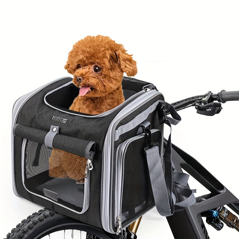 Collapsible Pet Bike Carrier Basket - Halri