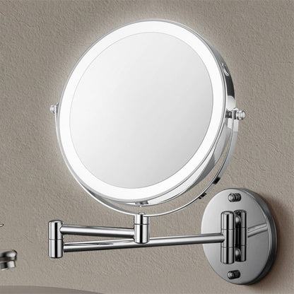 Rechargeable LED Lighted Wall Mount Mirror