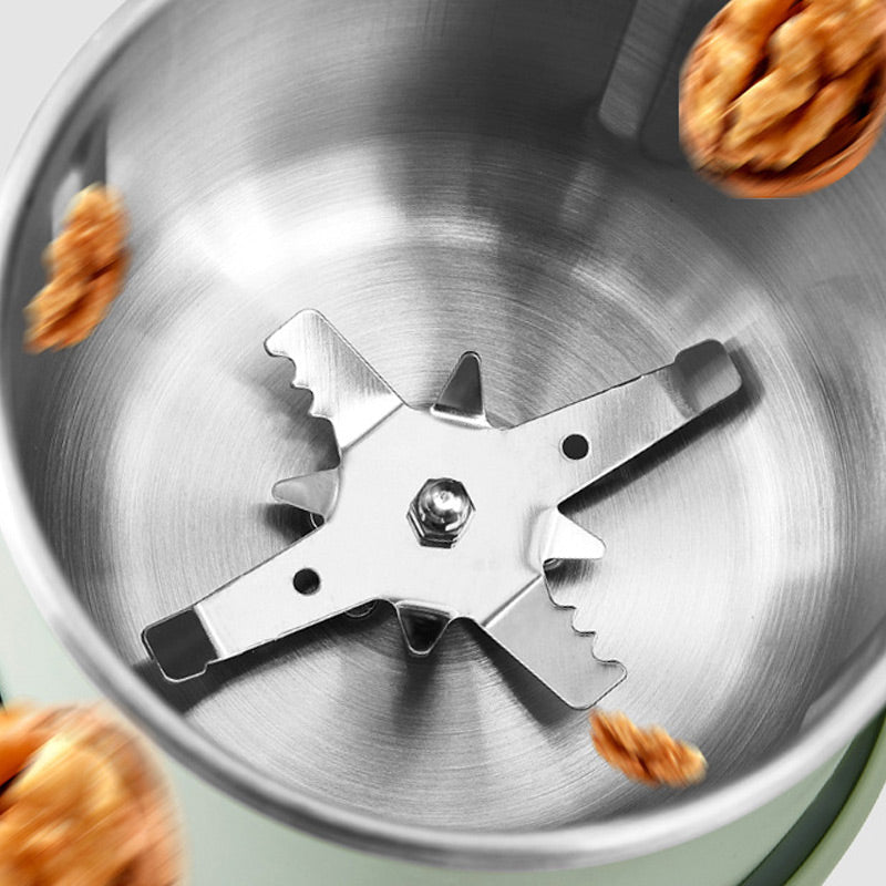 Compact Double Layer Grain Mill