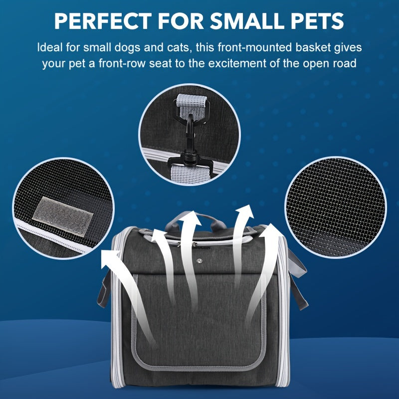 Collapsible Pet Bike Carrier Basket