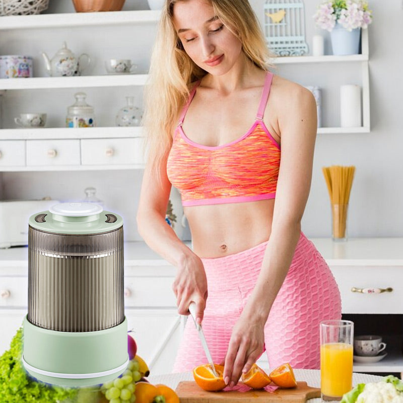 Compact Double Layer Grain Mill
