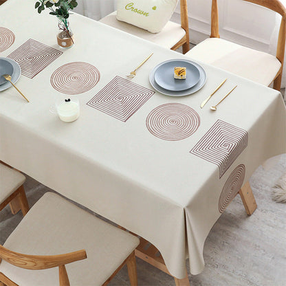 Nappe de table imperméable et facile à nettoyer