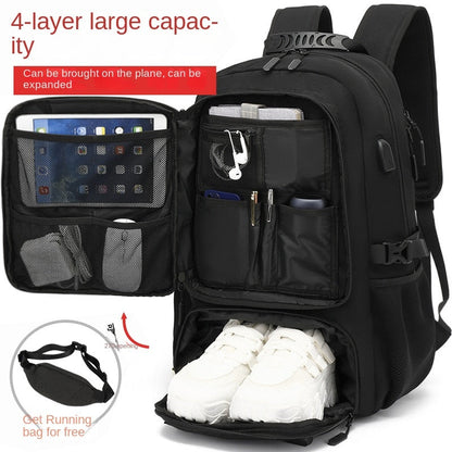 Spacious Ventilated Ultimate Travel Hiking Backpack - Halri