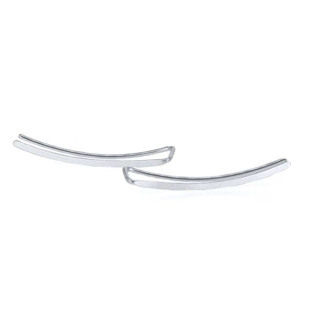 Boucles d'oreilles pendantes élégantes en argent