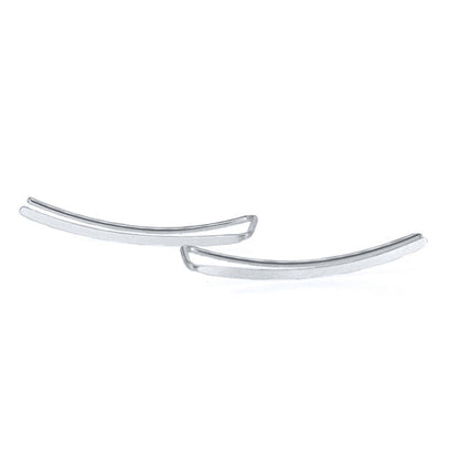 Boucles d'oreilles pendantes élégantes en argent