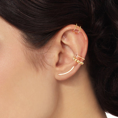 Boucles d'oreilles pendantes élégantes en argent