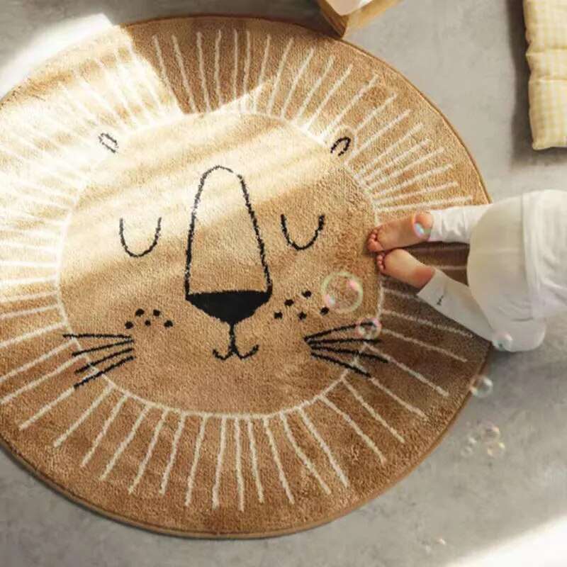 Tapis d'éveil pour enfants Fun Lion, doux et moelleux.