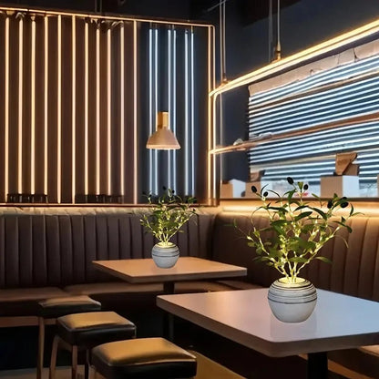 Realistic Greenery LED Table Lamp Fake Plant