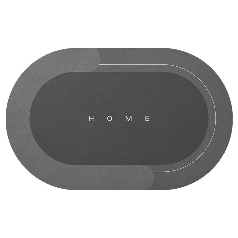 Soft Non Slip Oval Bathroom Mat