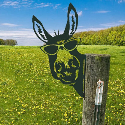 Décoration de jardin rustique en métal
