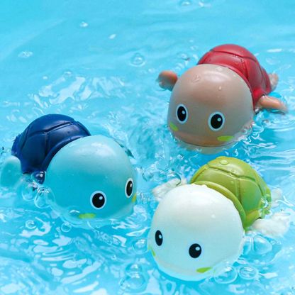 Fun Bath Time Wind Up Turtle Toys - Halri