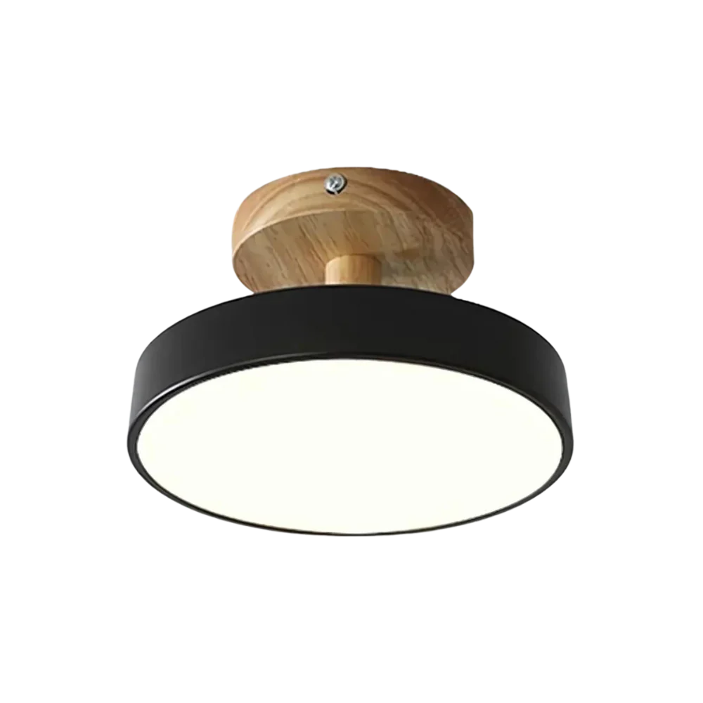 Plafonnier LED mince et contemporain
