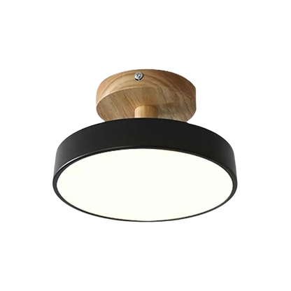 Plafonnier LED mince et contemporain