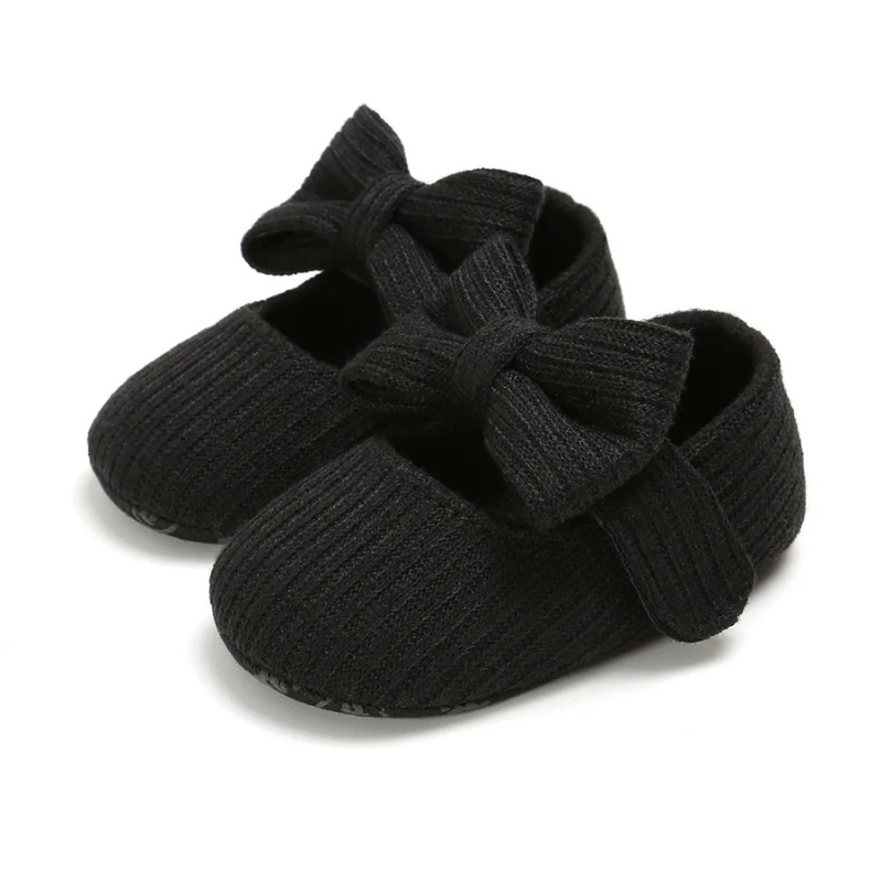 Chaussures premiers pas mignonnes à fleurs pour fille 