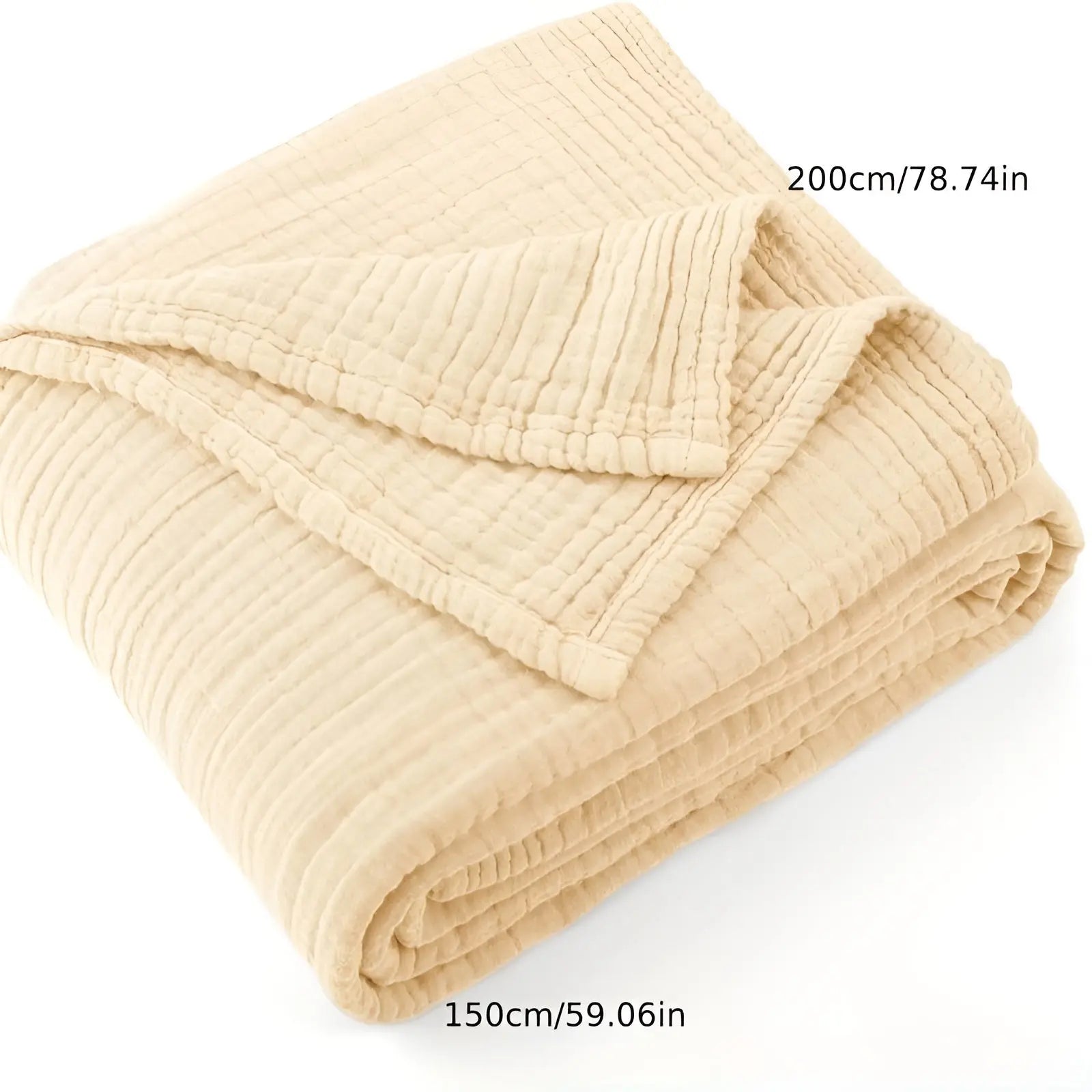 Soft Premium Cotton Throw Blanket for All Seasons - Halri