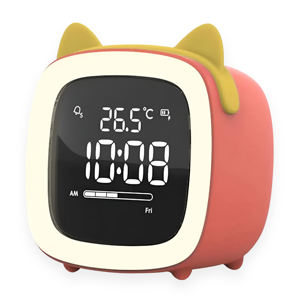 Cute Kids Alarm Clock with Night Light and Timer - Halri