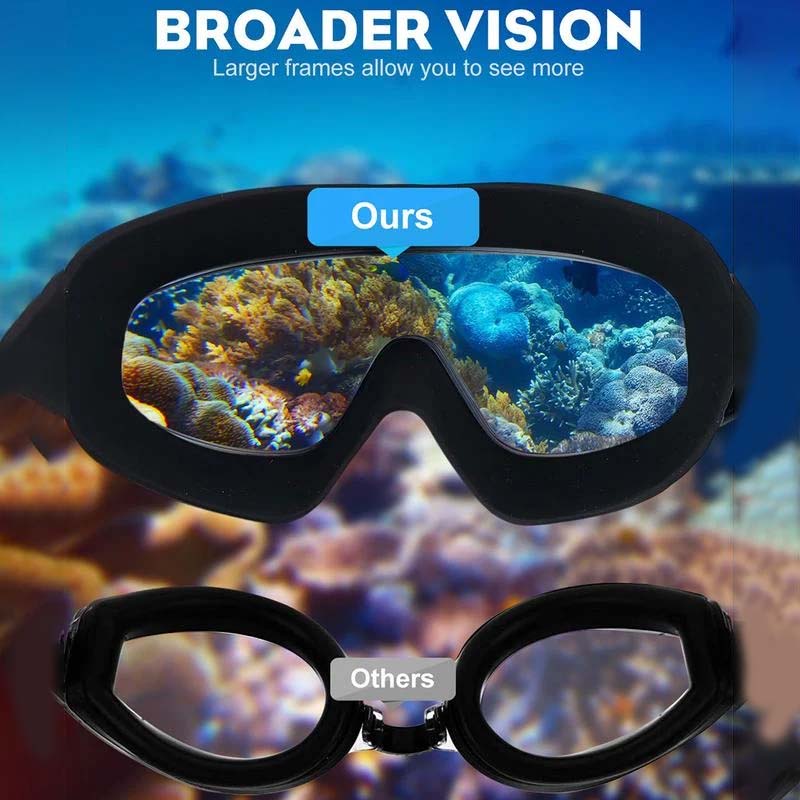 Clear Vision Anti-Fog Swim Goggles