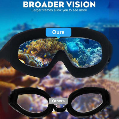 Clear Vision Anti-Fog Swim Goggles