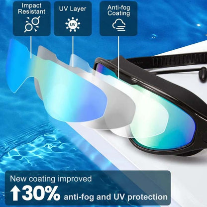 Clear Vision Anti-Fog Swim Goggles