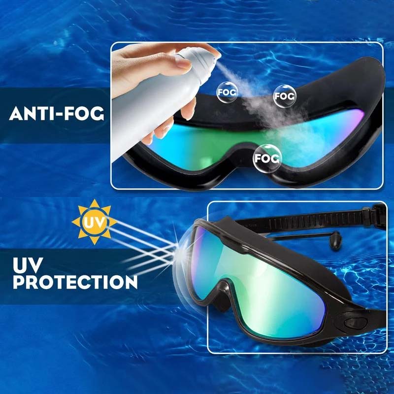Clear Vision Anti-Fog Swim Goggles