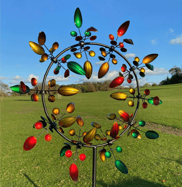 Colorful Metal Garden Spinner - Halri