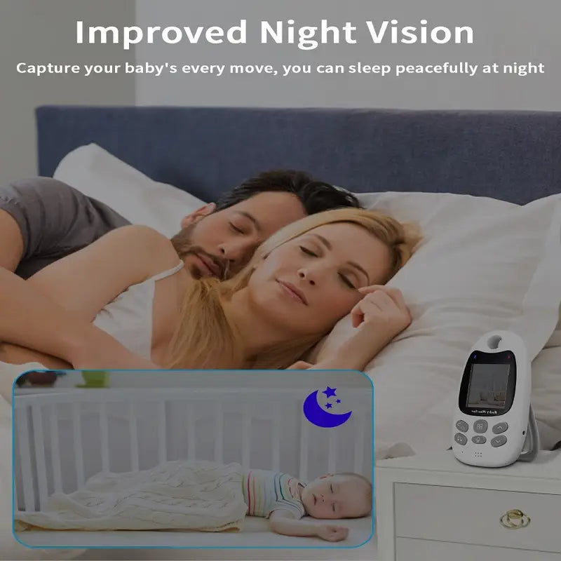 Digital Baby Monitor with Night Vision and Voice Chat