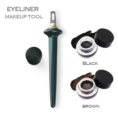 Eyeliner liquide facile à utiliser avec pinceau