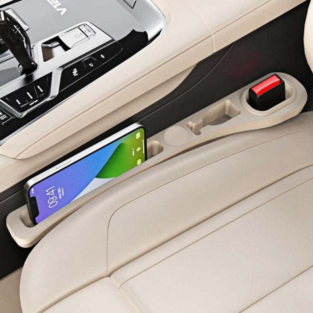 Paire de rangements haut de gamme pour combler l'espace entre les sièges auto