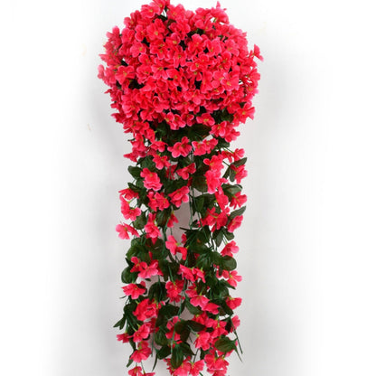 Magnifique décoration murale en fausses fleurs