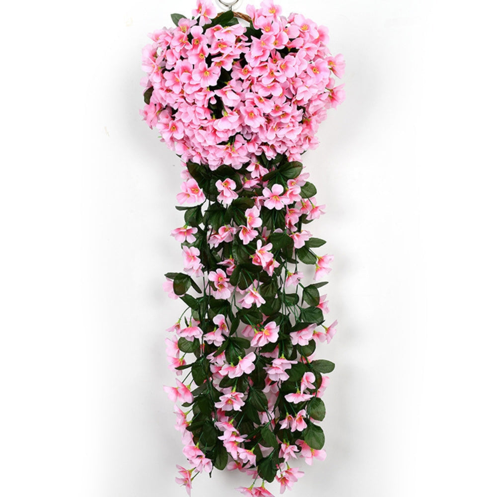 Magnifique décoration murale en fausses fleurs