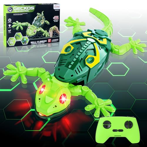 Fun Remote Control Toy Lizard with LED Eyes - Halri