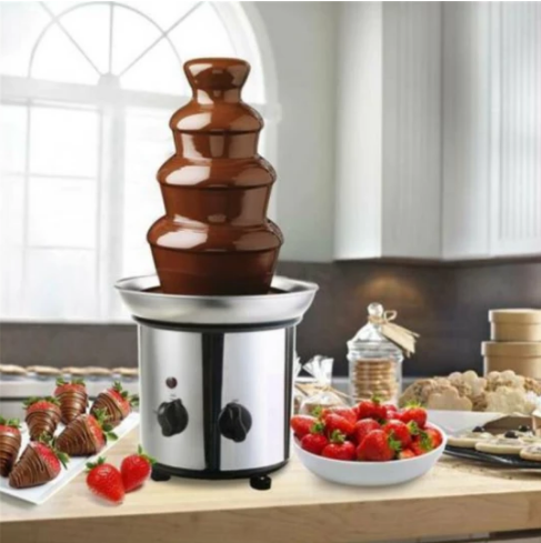 Delicious 4 Tier Chocolate Fondue Maker Machine - Halri