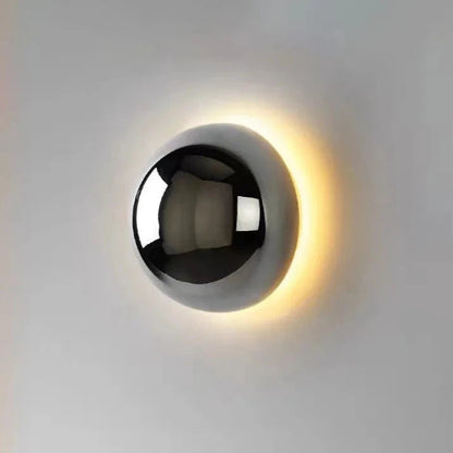 Round LED Wall Lamp - Contemporary Soft Glow Sconce - Halri