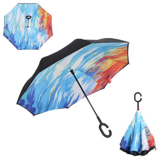 Parapluie étanche à ouverture et fermeture automatiques