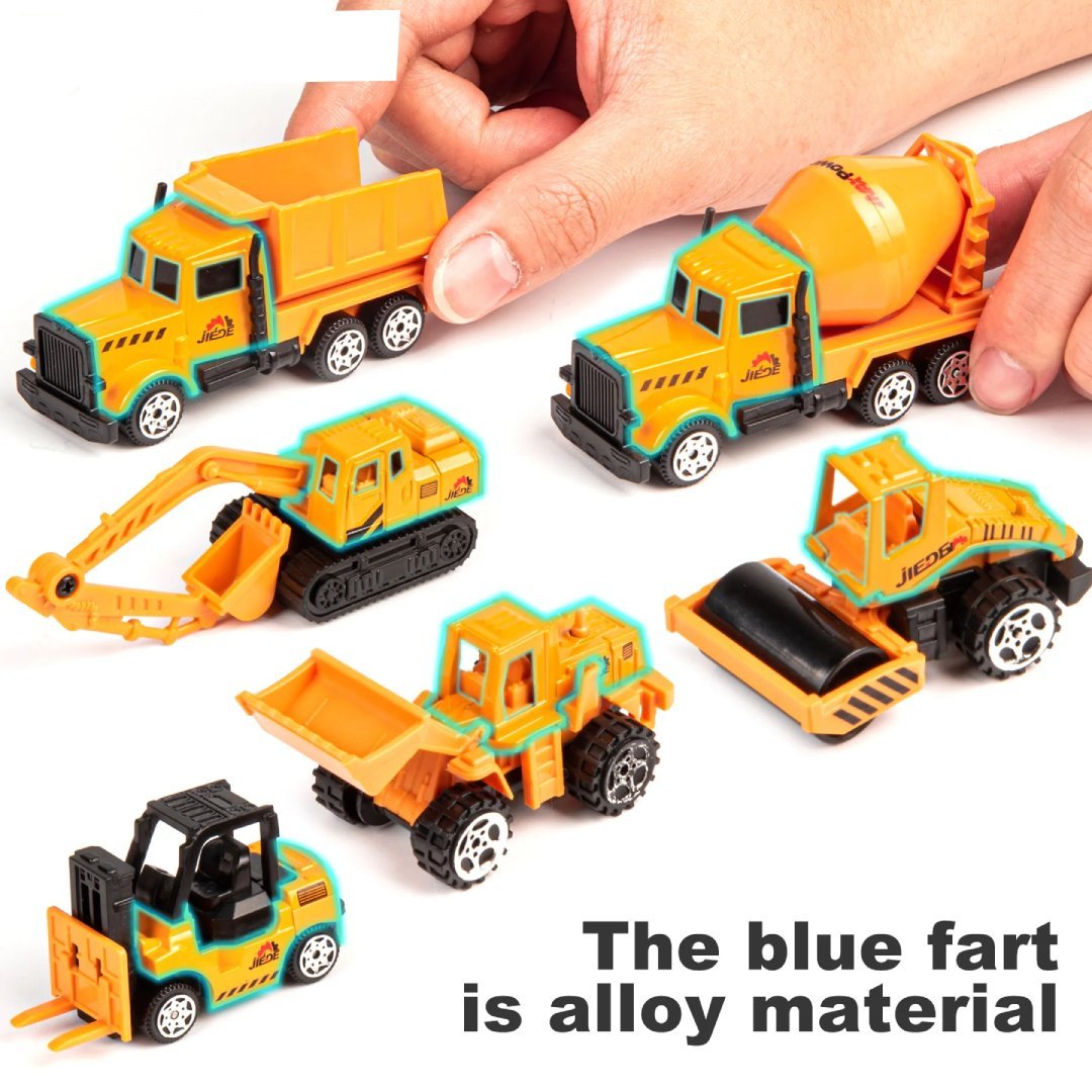 Construction Vehicles Toy, STEM Learning & Imaginative Play, Skill-Building, Safe for Ages 3+