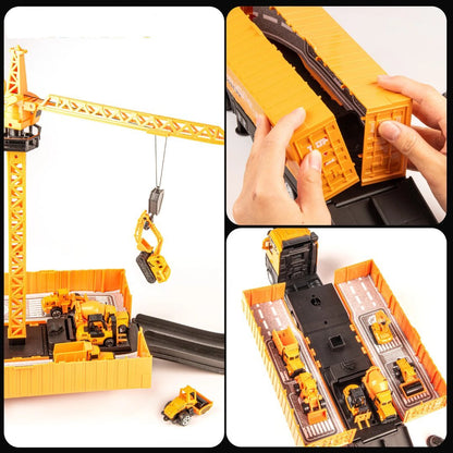 Construction Vehicles Toy, STEM Learning & Imaginative Play, Skill-Building, Safe for Ages 3+