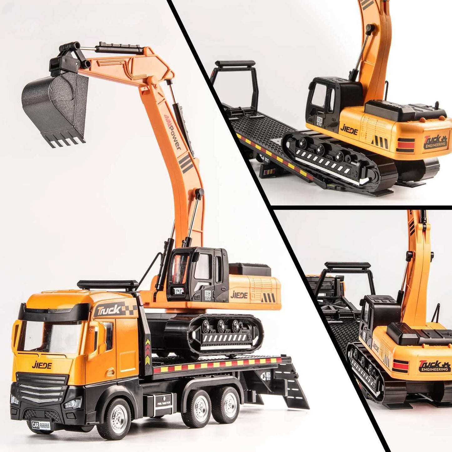 Construction Vehicles Toy, STEM Learning & Imaginative Play, Skill-Building, Safe for Ages 3+