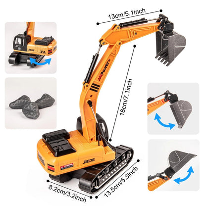 Construction Vehicles Toy, STEM Learning & Imaginative Play, Skill-Building, Safe for Ages 3+