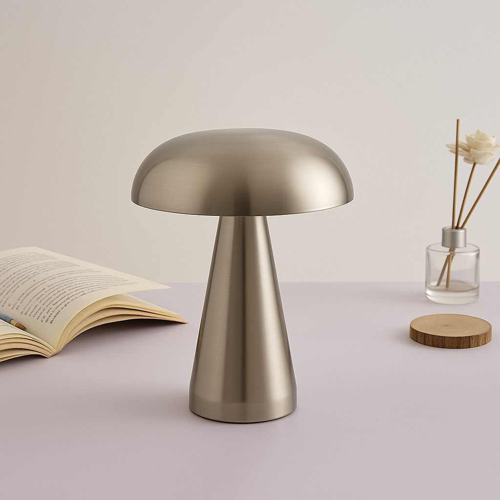 Lampe de bureau élégante en verre
