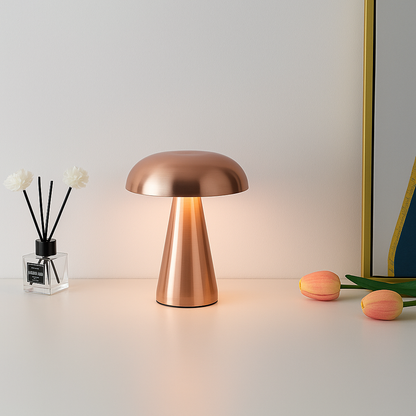 Lampe de bureau élégante en verre