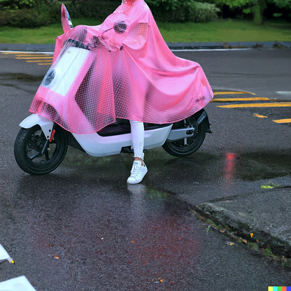 Veste de pluie longue imperméable pour moto