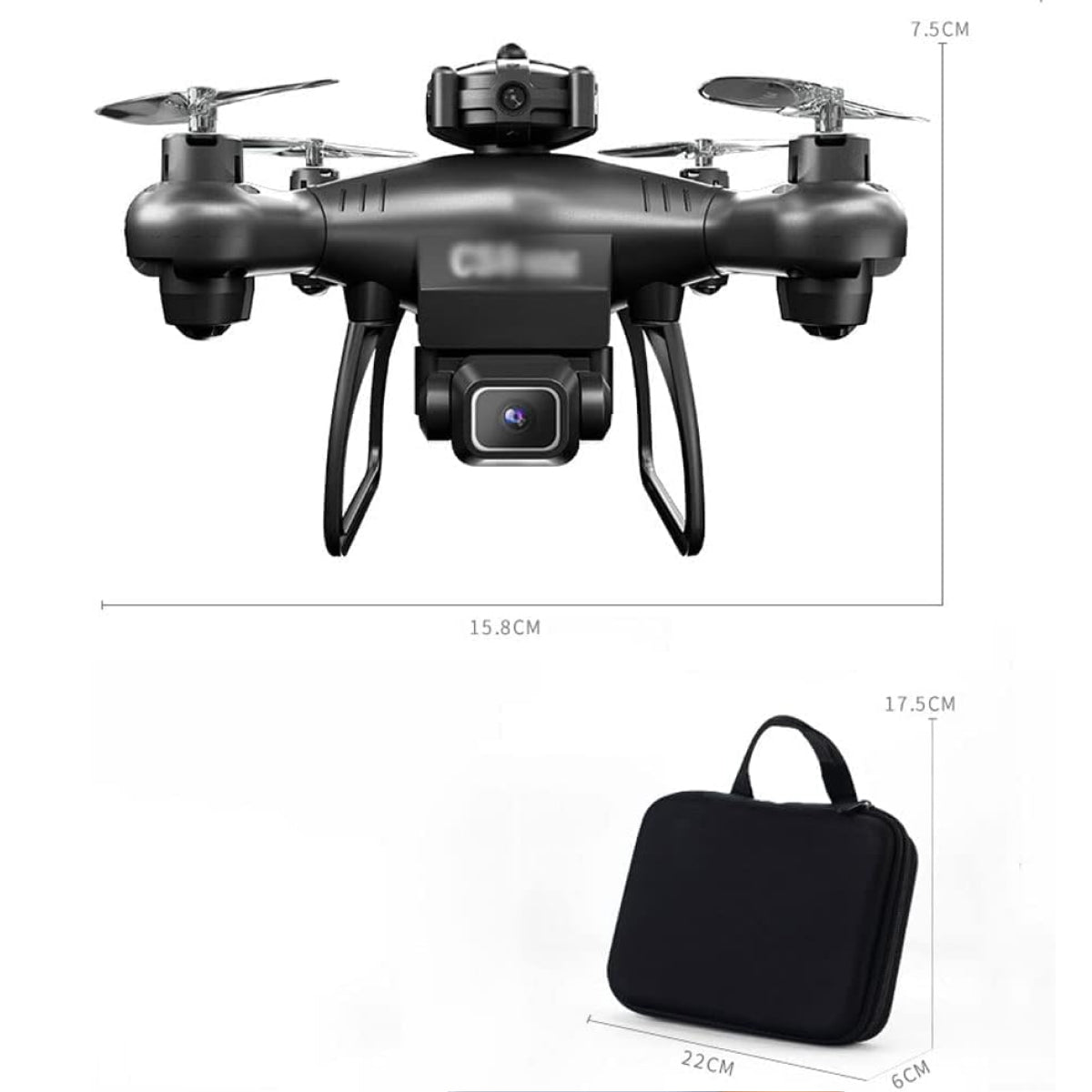 4K Dual Camera GPS Drone for Winter Sports Action