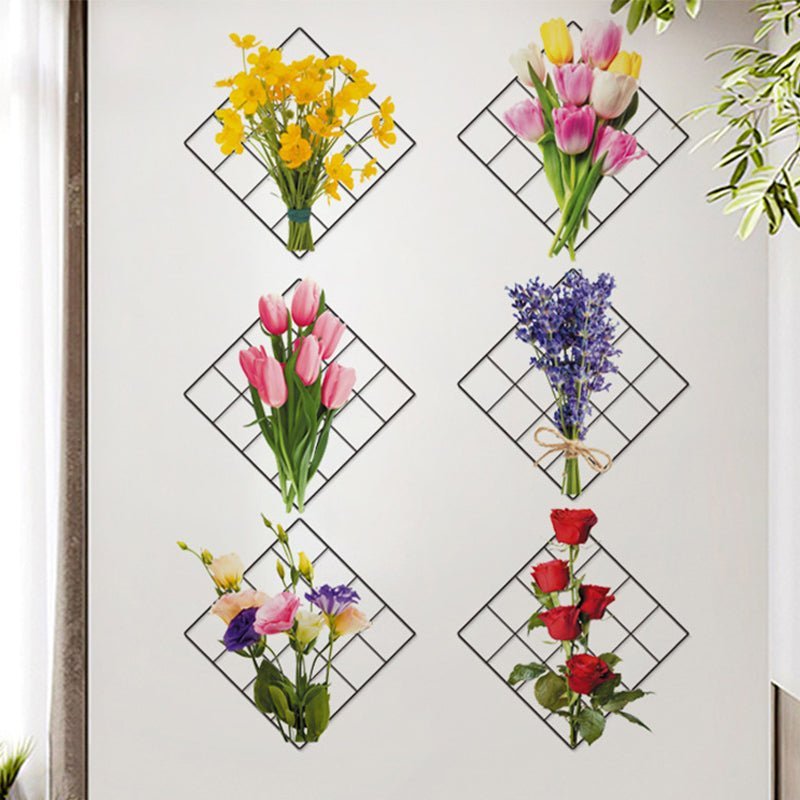 Stickers muraux décoratifs réalistes en forme de plantes