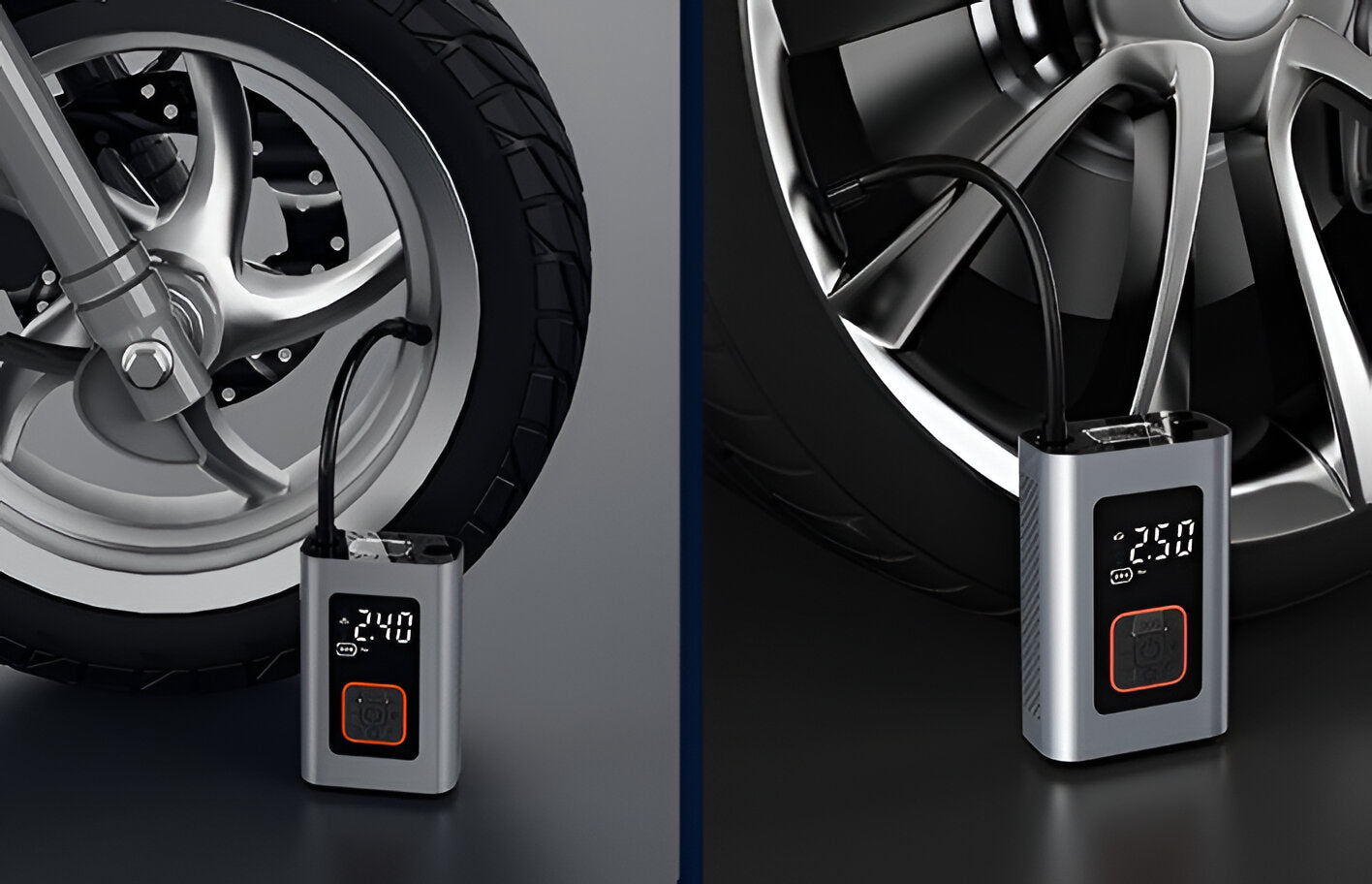 Compact Automatic Car Tire Air Pump - Halri