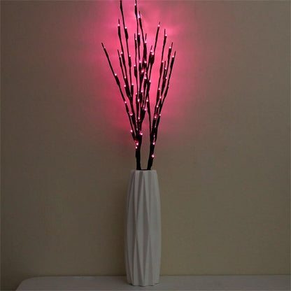 Lampe de table en saule à douce lueur