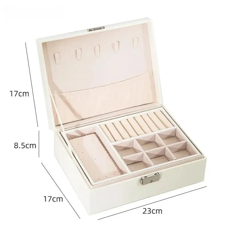Luxury Wooden Jewelry Box with Velvet Interior - Halri