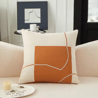 Coussin décoratif à motif géométrique moderne
