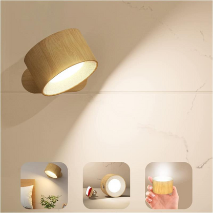 Applique murale LED flexible avec rotation à 360 degrés