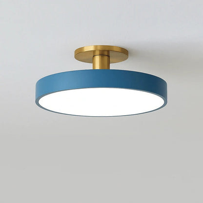 Flush Mount LED Ceiling Light Fixture – Warm White Circular Design for Elegant Illumination in Any Room 5