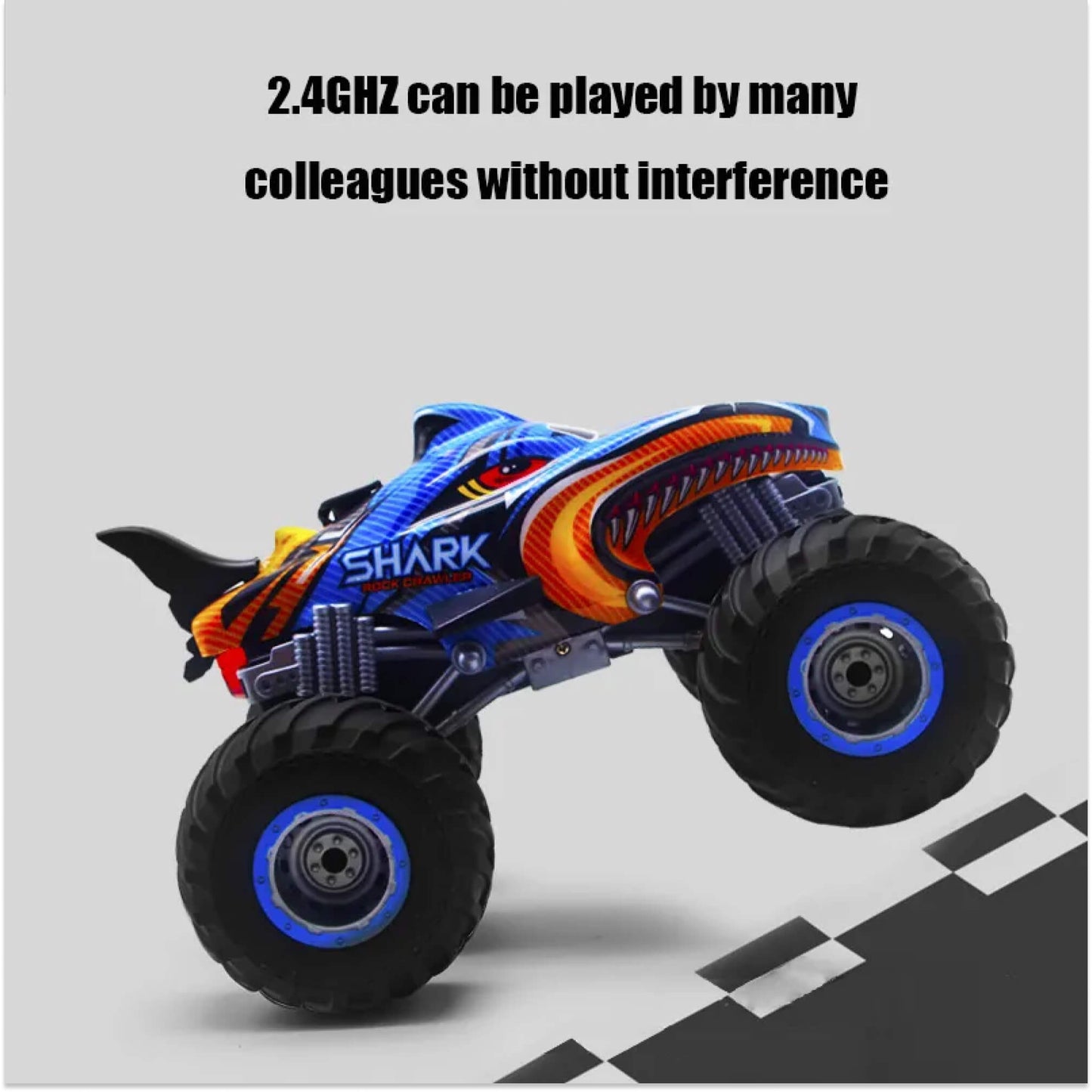 Rugged 4x4 Remote Control Rock Crawler Truck